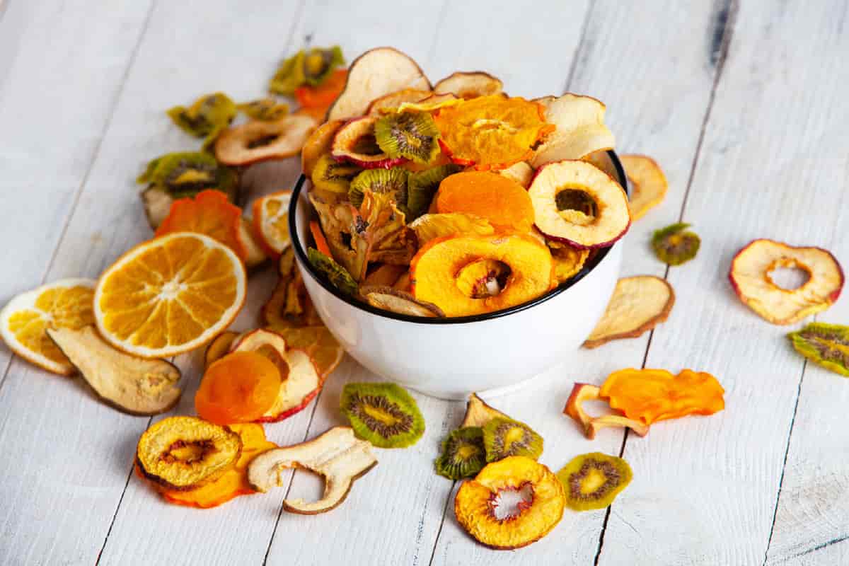 تصویر 3 از میوه خشک گرگان تهیه شده از میوه های انتخابی